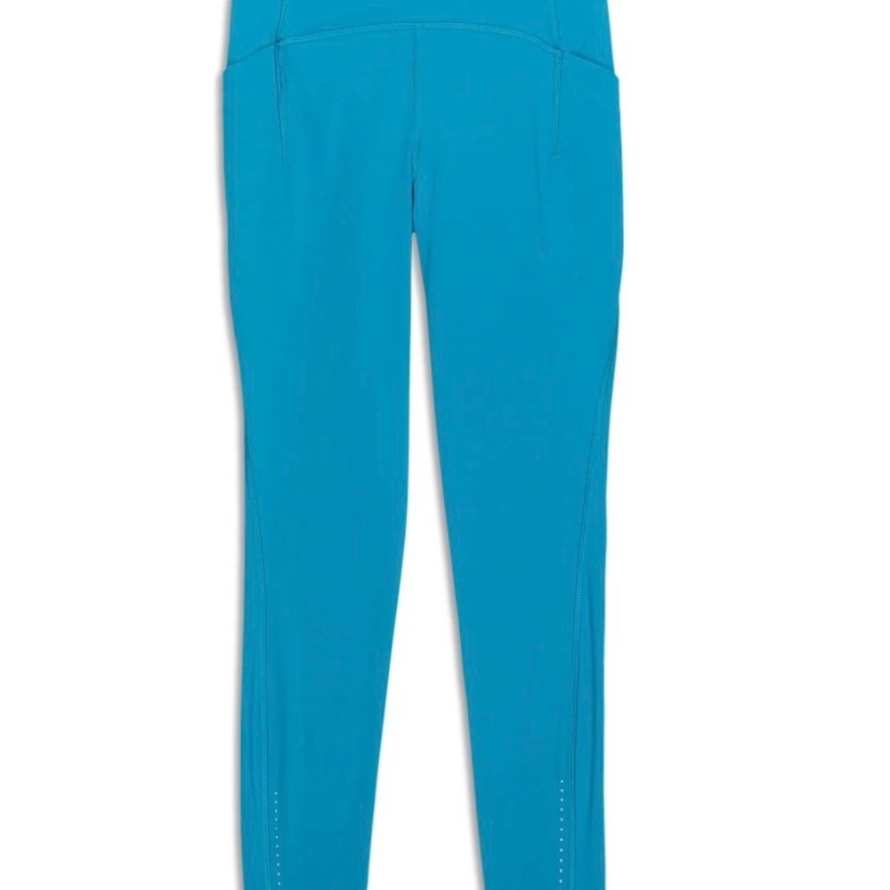 Lululemon Sz 6 Swift Speed High-Rise Tight 28" Hawaiian/ Poolside Blue pockets
